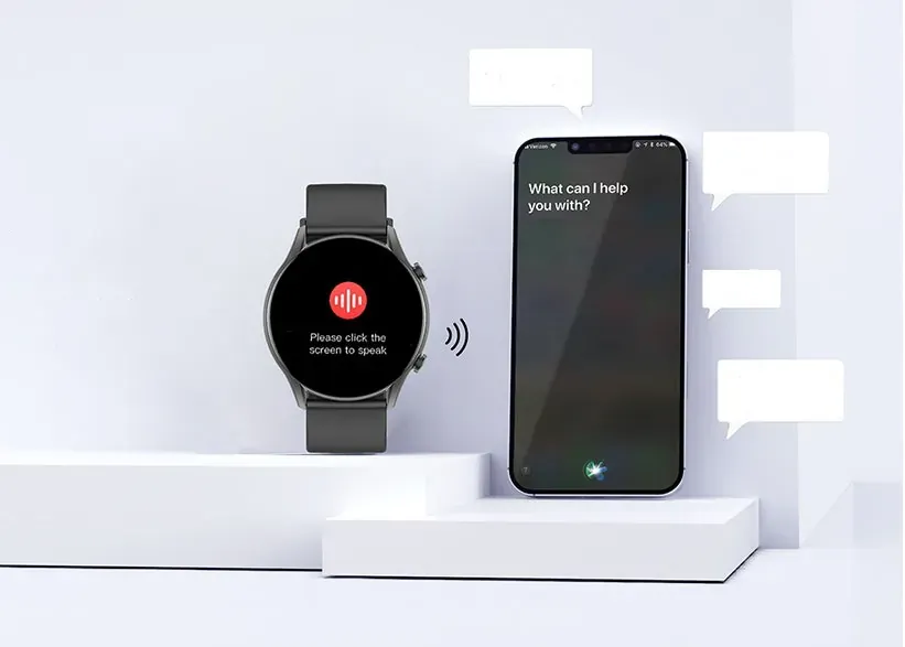 Zegarek smartwatch KIESLECT KR czarny