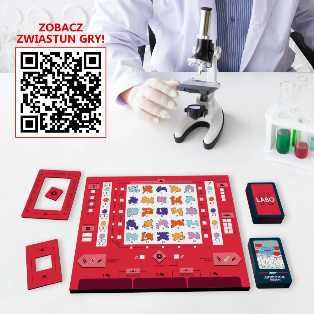 Gra planszowa Pacjent Zero Nasza Księgarnia