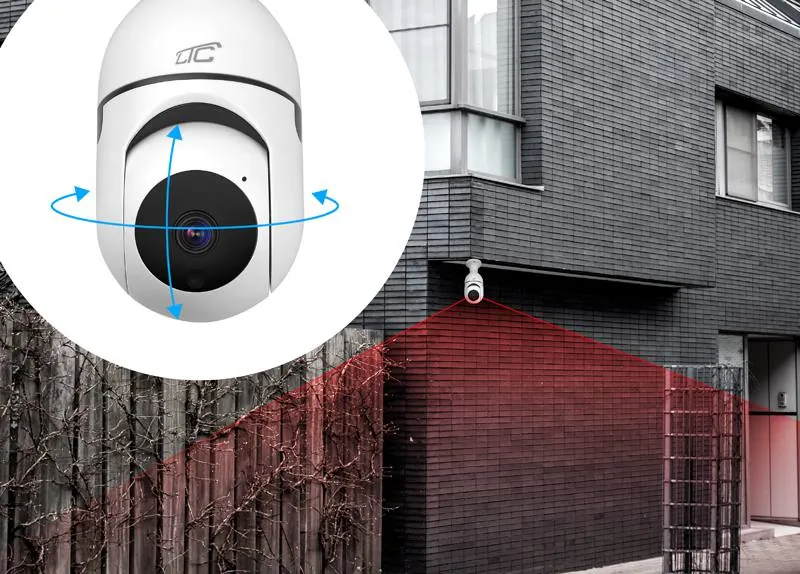 Wewnętrzna kamera obrotowa żarówka E27 Wi-Fi LTC VISION KAM34 3 Mpix