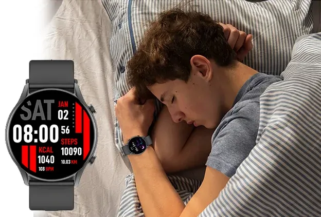 Zegarek smartwatch KIESLECT KR czarny
