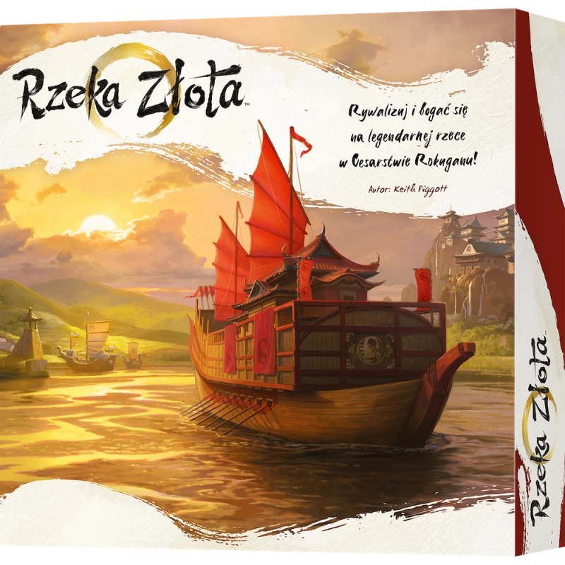 Gra planszowa RZEKA ZŁOTA - podstawa- Rebel