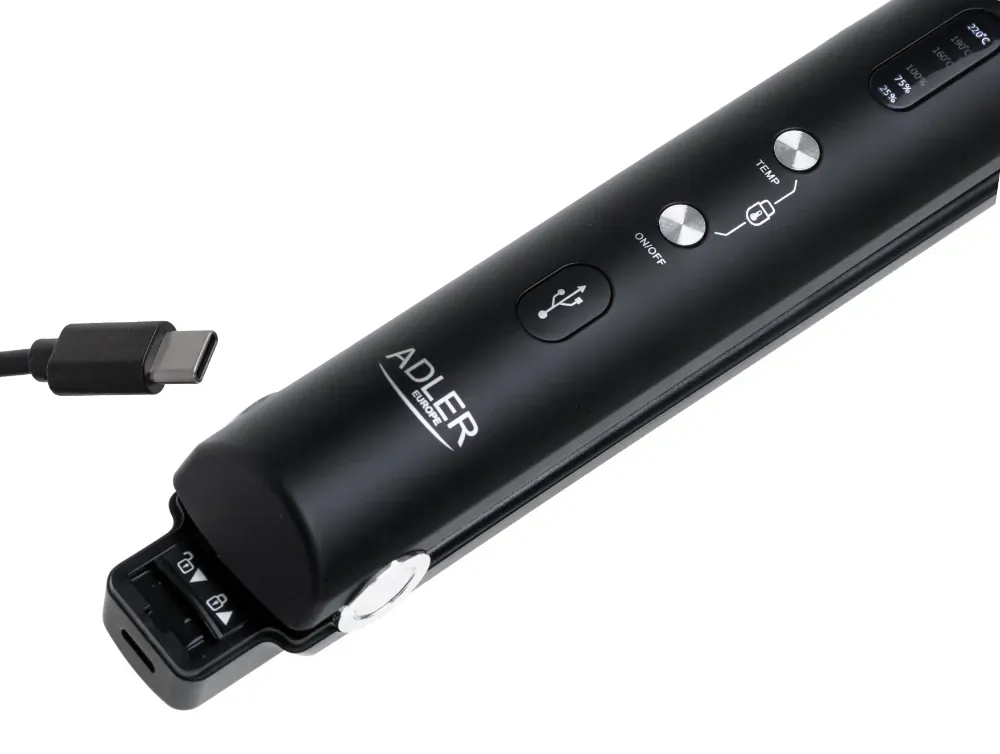 Prostownica bezprzewodowa podróżna USB Adler AD 2327 czarna