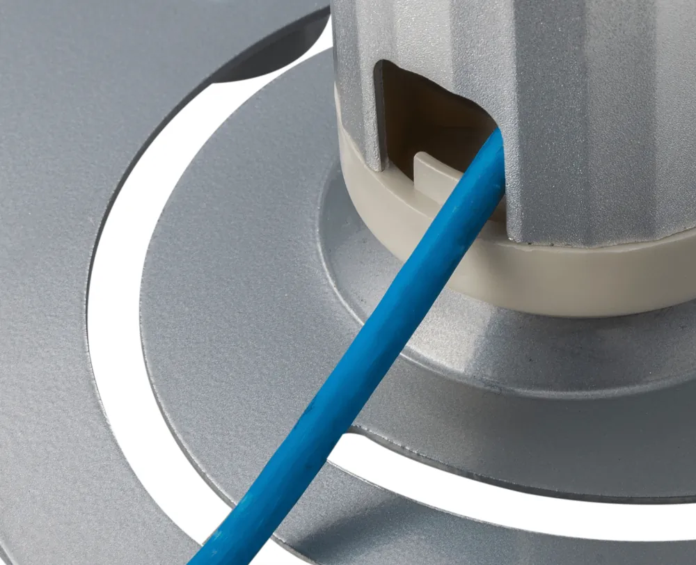 Uchwyt sufitowy do projektora multimedialnego Cabletech do 10kg - srebrny