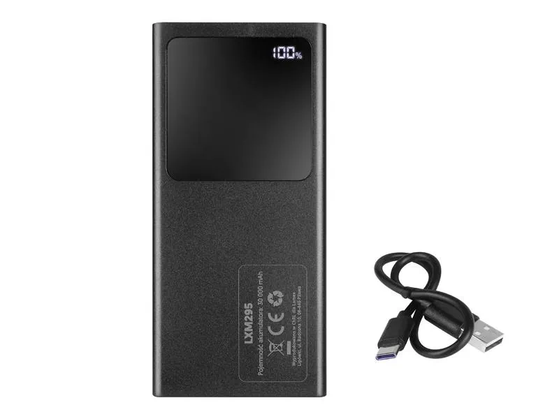 Power Bank 30000mAh LTC 2xUSB + USB-C