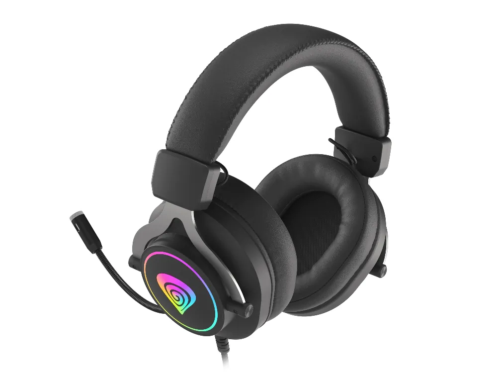 Podświetlane słuchawki gamingowe z mikrofonem GENESIS NEON 750 RGB