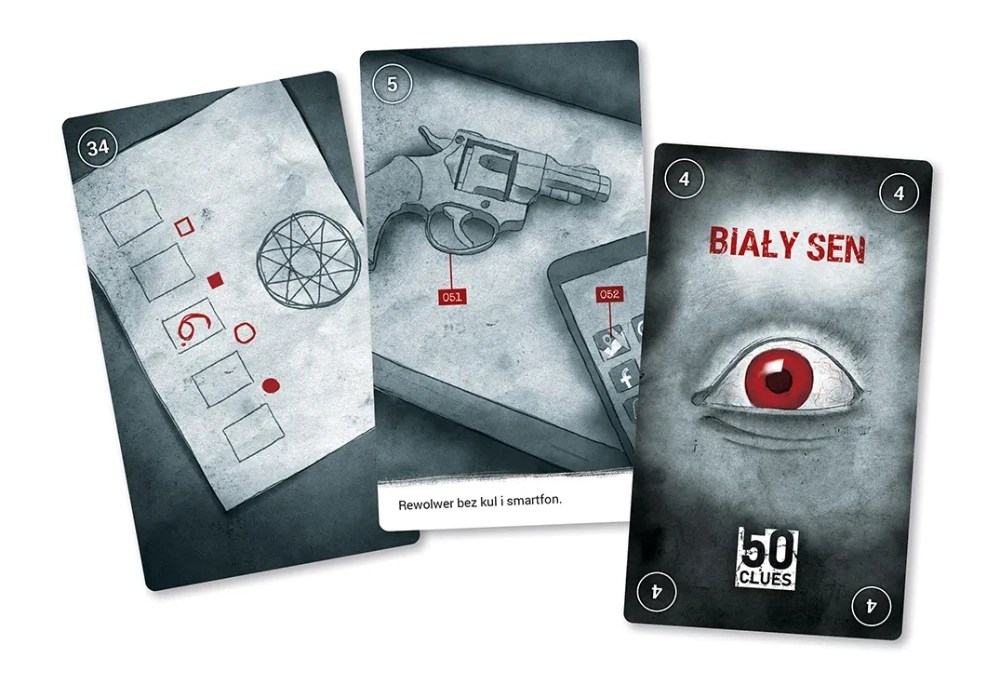 Gra karciana 50 CLUES CZ.2 BIAŁY SEN Albi