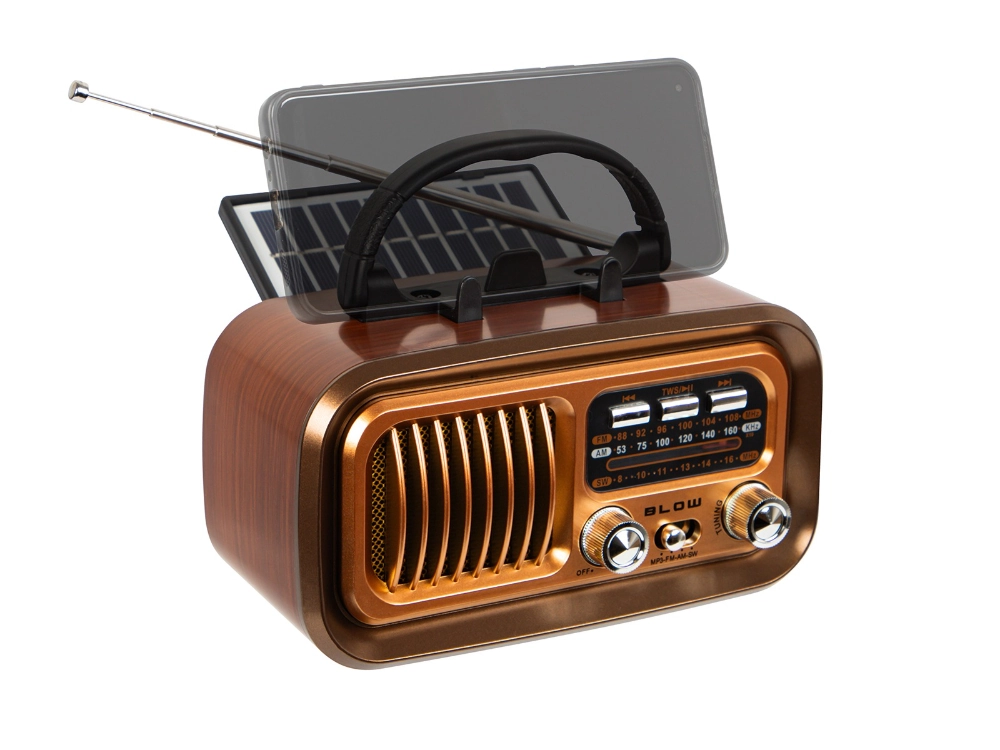Radio przenośne analogowe AM/FM BT BLOW RA16 solarne