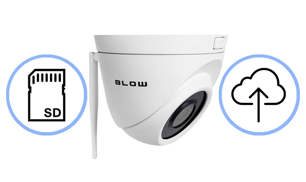 Zewnętrzna kamera kopułowa IP BLOW WiFi 5MP
