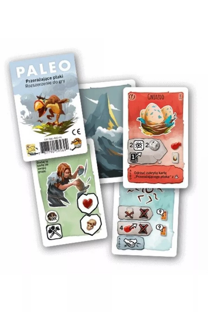 Gra karciana PALEO: PRZERAŻAJĄCE PTAKI - dodatek - Lucky Duck Games