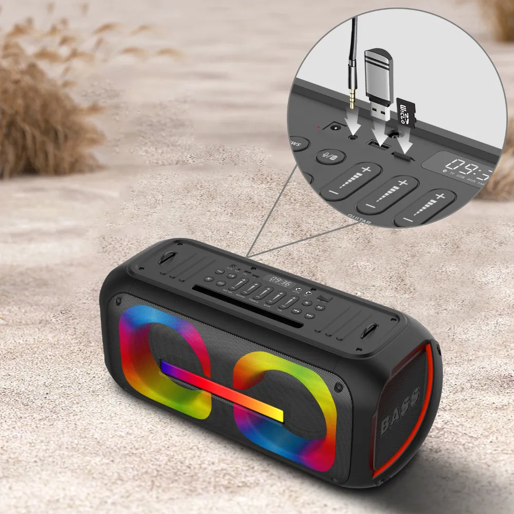 Głośnik przenośny Bluetooth Blow DJBOX + pilot + mikrofon