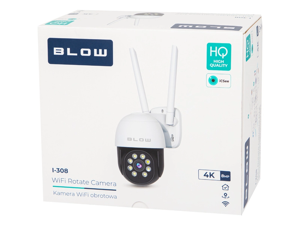 Kamera BLOW WiFi 8MP I-308 ICSEE Obrotowa PTZ