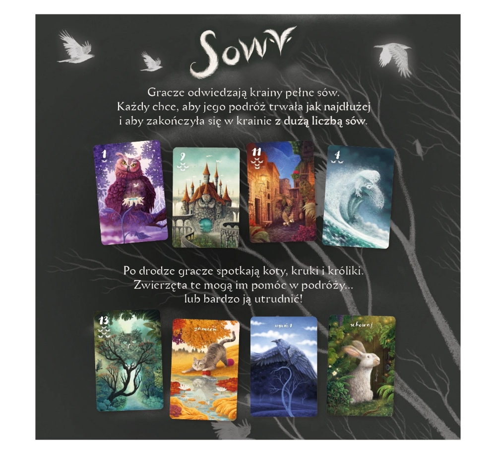 Gra karciana SOWY - Nasza Księgarnia