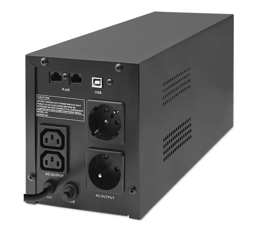 Zasilacz awaryjny UPS Qoltec Monolith 2000VA 1200W LCD USB + program