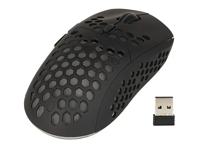 Bezprzewodowa mysz gamingowa BLOW FLASH + podświetlana mata LED GRB + podstawka chłodząca