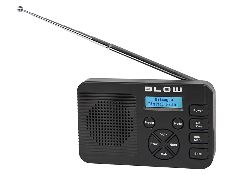 Bezprzewodowe radio kuchenne FM/DAB+ przenośne BLOW RK4 Bluetooth