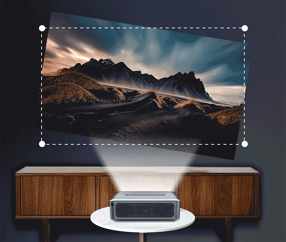 Projektor multimedialny LED rzutnik ART X1PRO WiFi Bluetooth Android 9.0 4K 200
