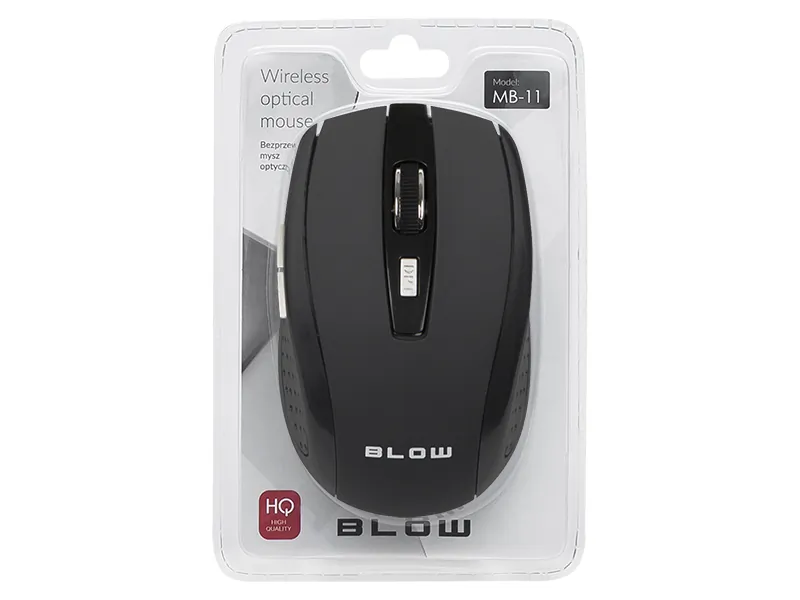 Mysz bezprzewodowa BLOW MB-11 czarna