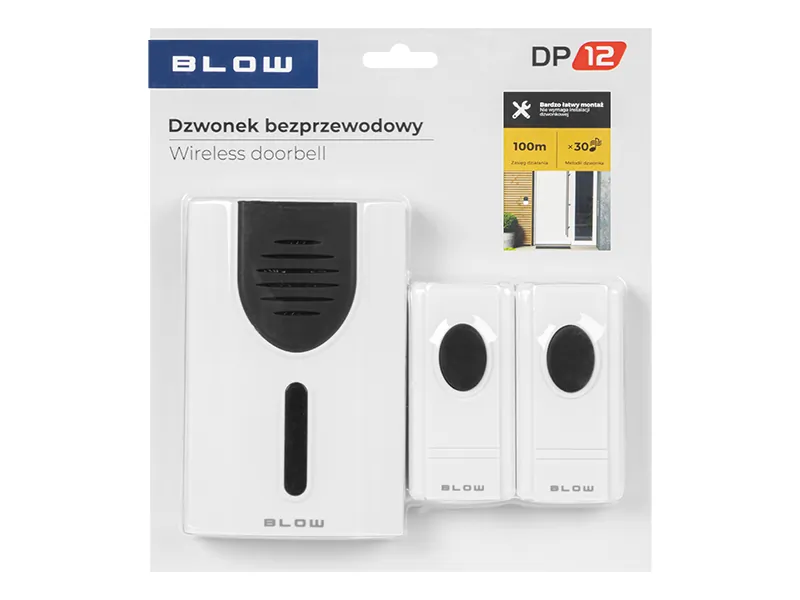 Dzwonek bezprzewodowy do drzwi Blow DP-12