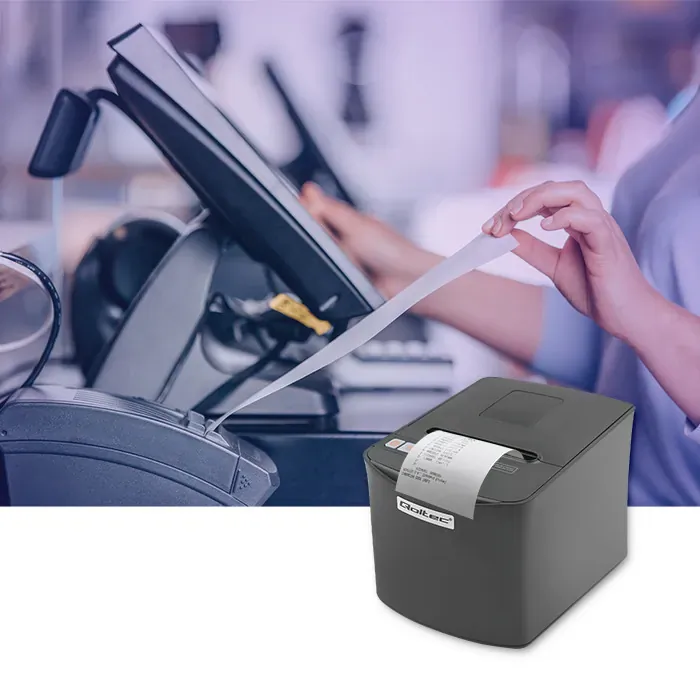 Drukarka paragonowa bonowa termiczna USB Qoltec