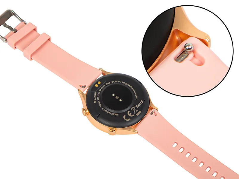 Zegarek damski smartwatch BLOW X19 z funkcją rozmowy 3 paski w zestawie