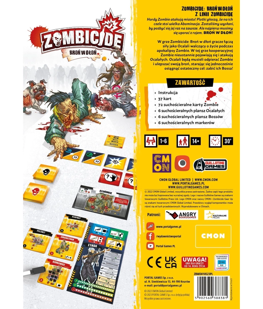 Gra planszowa ZOMBICIDE: BROŃ W DŁOŃ - Portal