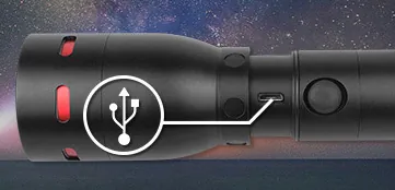 Akumulatorowa latarka ręczna LED aluminiowa LTC z funkcją powerbank