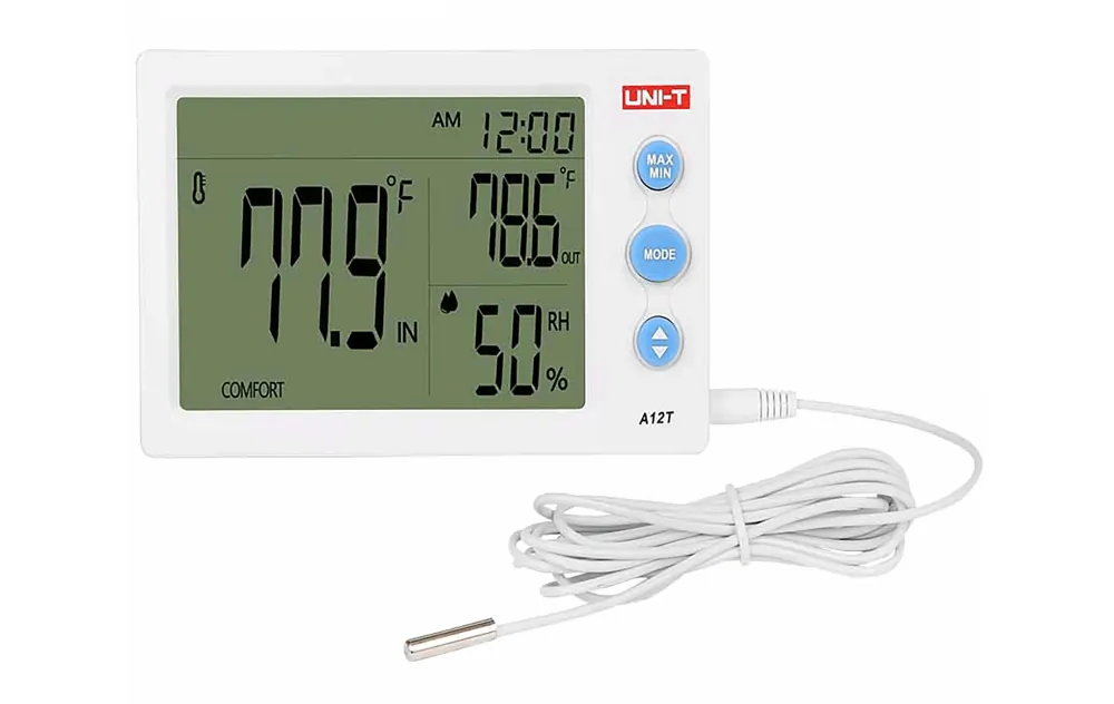 Stacja pogodowa UNI-T A12T z czujnikiem zewnetrznym