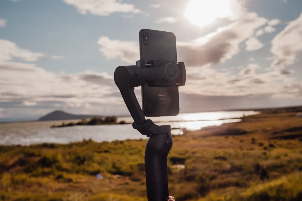 Gimbal stabilizator obrazu do telefonu smartfona Blow BG700 składany