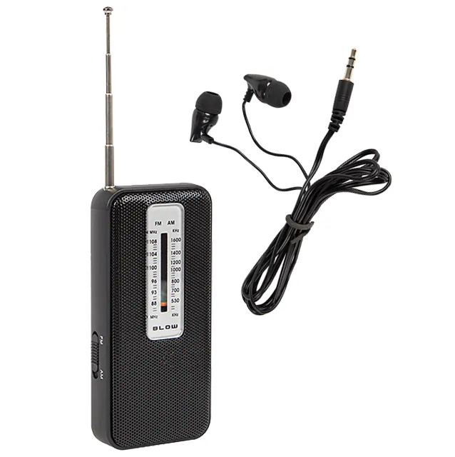 Radio przenośne analogowe AM/FM BLOW RA8 + słuchawki
