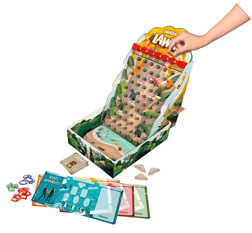 Gra UWAGA, LAWA! - podstawa - REBEL