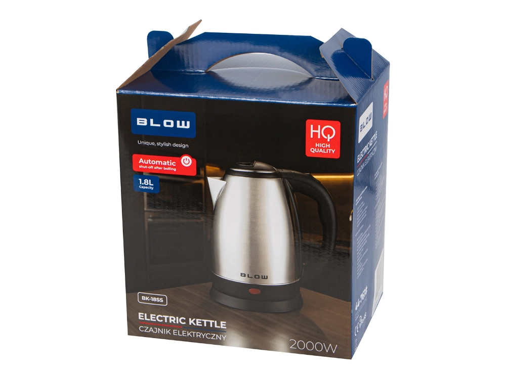 Czajnik metalowy 2000W BK-18SS BLOW 1,8l srebrny 