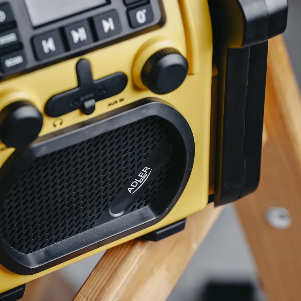 Radio budowlane FM przenośne Adler AD 1911 Bluetooth AUX