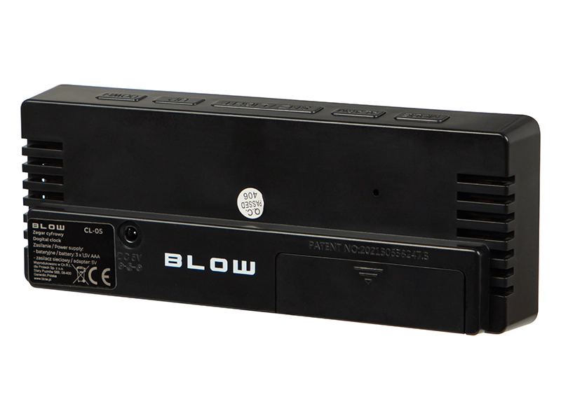 Zegar cyfrowy budzik BLOW CL-05 z termometrem