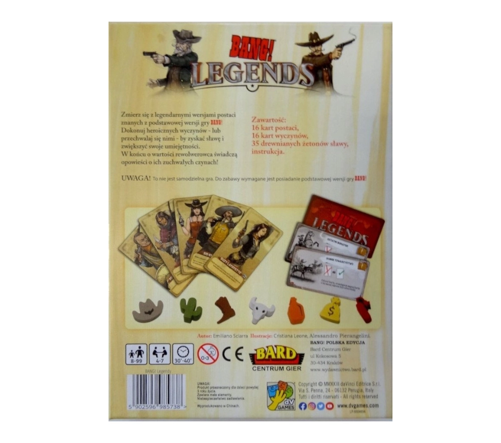 Gra karciana BANG! - LEGENDS dodatek - Bard