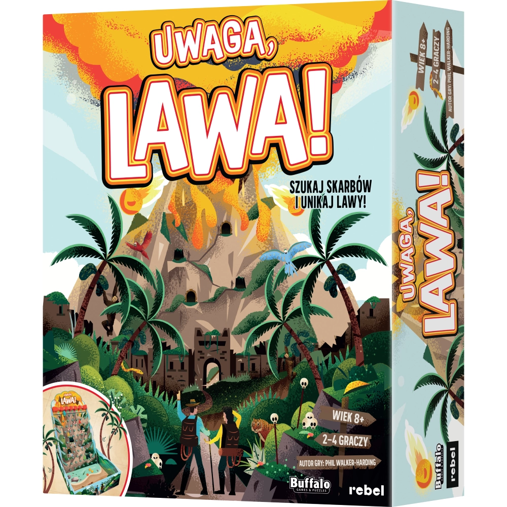 Gra UWAGA, LAWA! - podstawa - REBEL