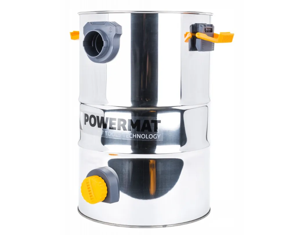 Odkurzacz przemysłowy Powermat PM-OD-30M FC 1600W sucho/mokro + OTRZĄSACZ filtra