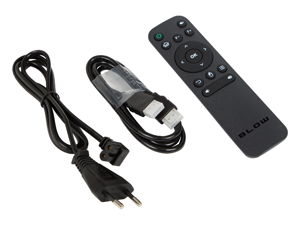 Projektor przenośny BLOW AndroidTV FullHD MaxView biały