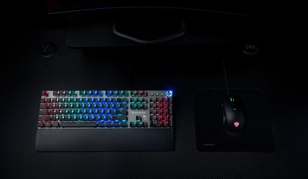 Klawiatura mechaniczna Genesis THOR 400 RGB podświetlana gamingowa dla graczy