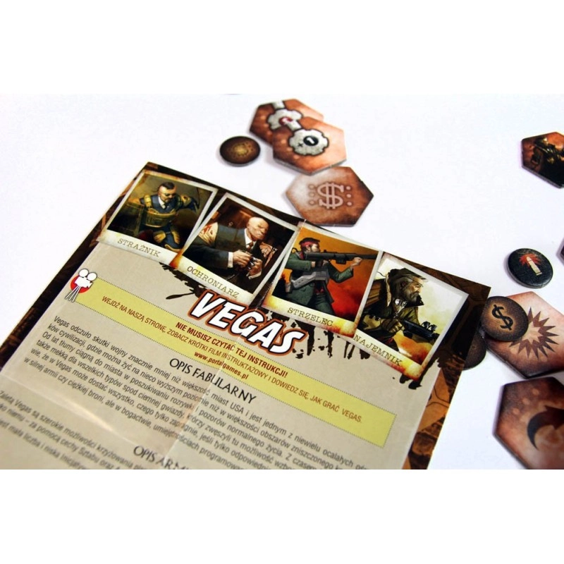 Gra Planszowa NEUROSHIMA HEX 3.0 : VEGAS - dodatek Portal