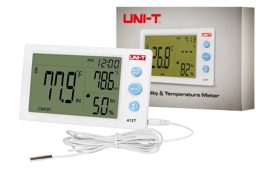 Stacja pogodowa UNI-T A12T z czujnikiem zewnetrznym