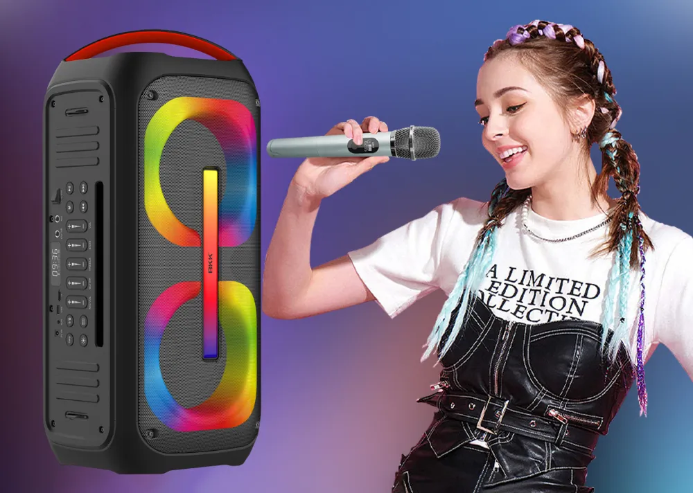 Głośnik przenośny Bluetooth Blow DJBOX + pilot + mikrofon
