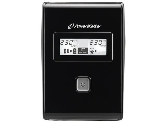 Zasilacz awaryjny UPS PowerWalker VI 850 LCD LINE-INTERACTIVE 850VA 2x 230V PL RJ11 IN/OUT USB