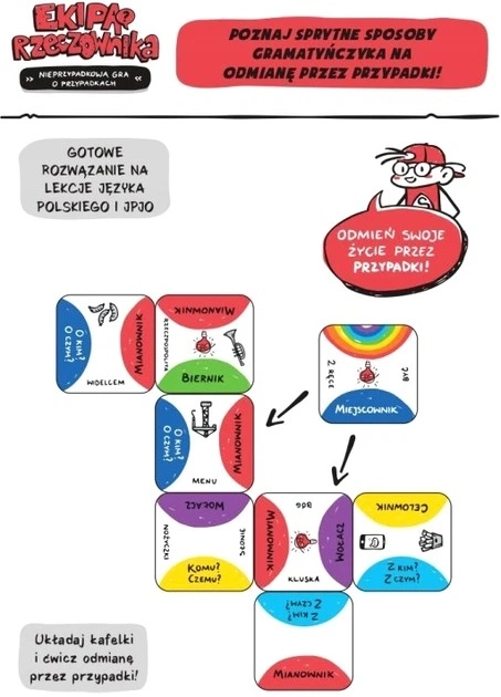 Gra planszowa EKIPA RZECZOWNIKA - podstawa - Nasza Księgarnia