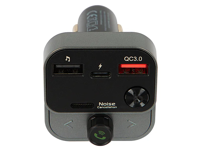 Transmiter FM z zestawem głośnomówiącym BLOW Bluetooth 5.1 + QC3.0 + PD 30W