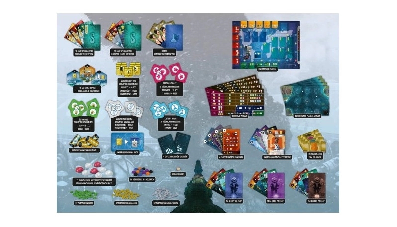 Gra Planszowa PODWODNE MIASTA - podstawa Portal