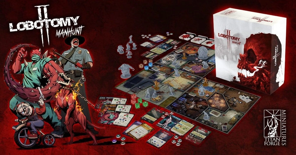 Gra planszowa LOBOTOMIA II: OBŁAWA - podstawa - Czacha Games
