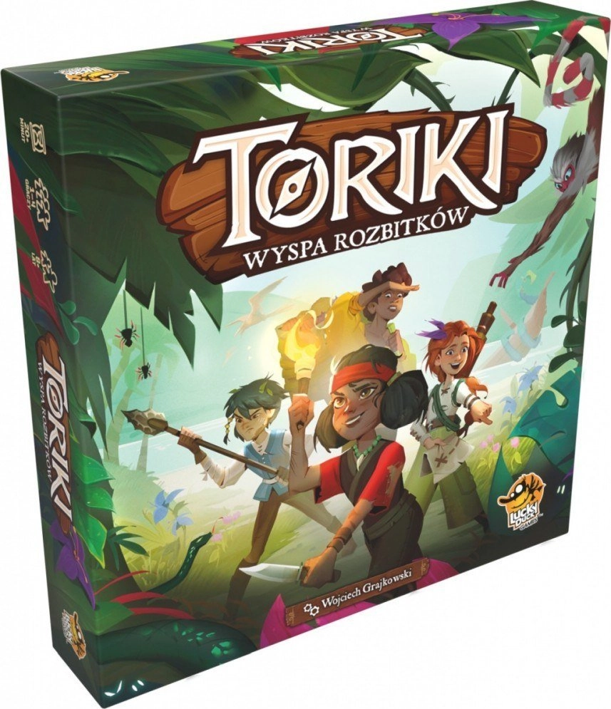 Gra planszowa TORIKI - WYSPA ROZBITKÓW podstawa - Lucky Duck