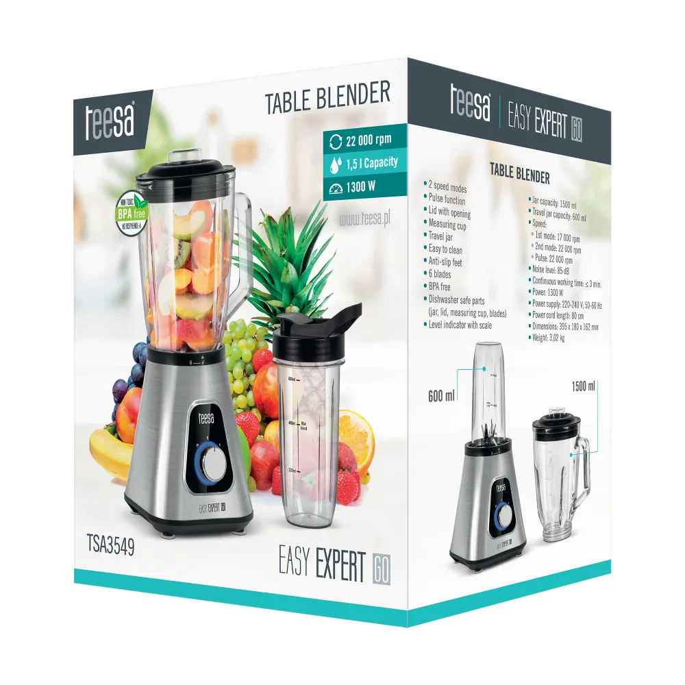Blender kielichowy Teesa EASY EXPERT GO 1300W