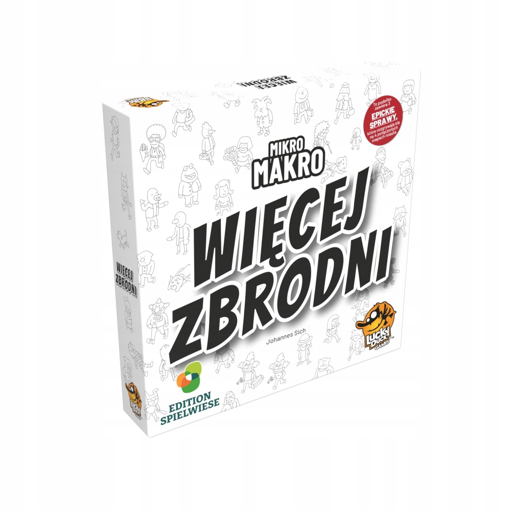 Gra MIKROMAKRO: WIECEJ ZBRODNI - Lucky Duck Games