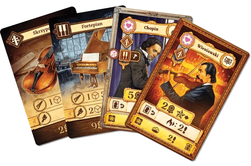 Gra planszowa LUTNIK LUTHER sztuka instrumentu - podstawa - Lucky Duck Games